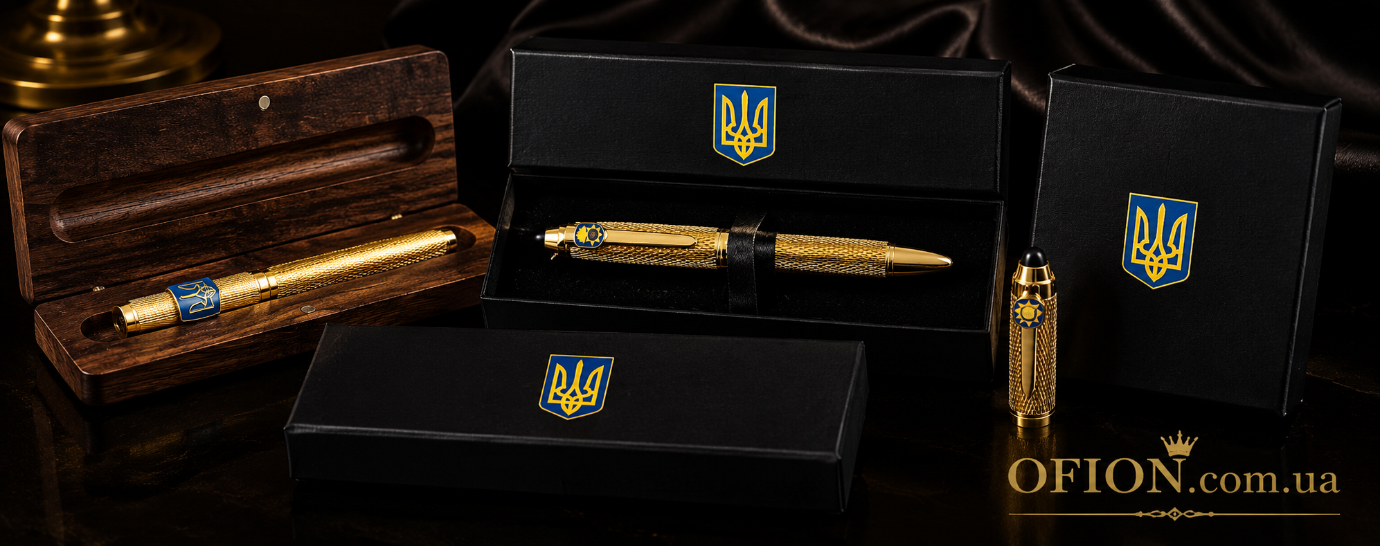 Ручки TENSO з мініатюрою у футлярі з металевими емблемами