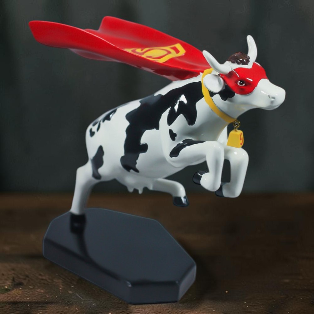 Колекційна статуетка CowParade «Super Cow» корова-супергерой, Size M