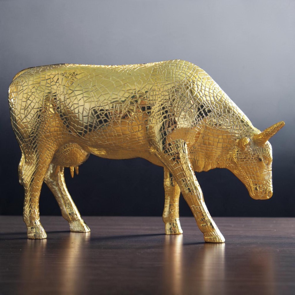 Колекційна статуетка CowParade «Mira Moo-Gold» золота корова, Size L, 30×9×20 см