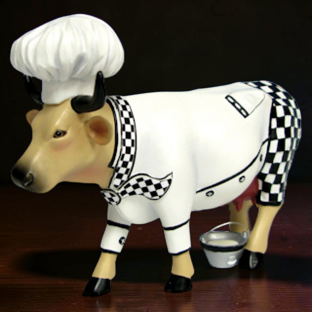 Колекційна статуетка CowParade «Chef Cow» корова-кухар, Size M